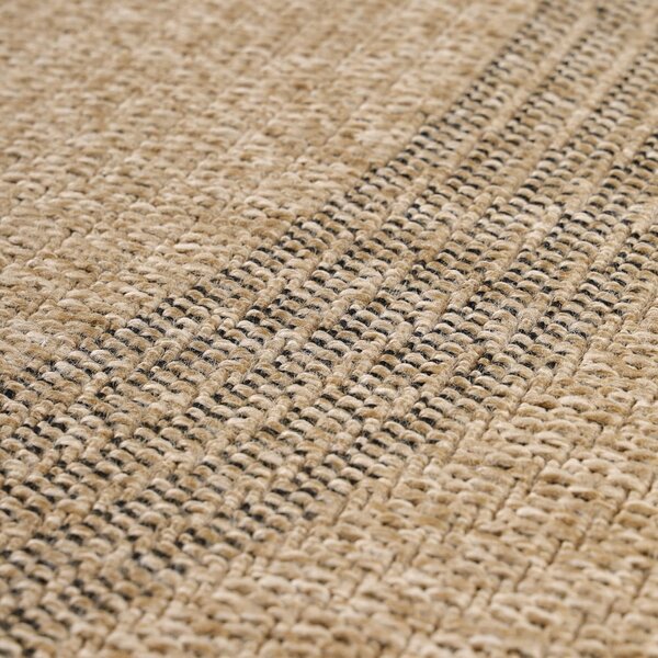 Črno-bež okrogla zunanja preproga ø 80 cm Comilla – Ayyildiz Carpets