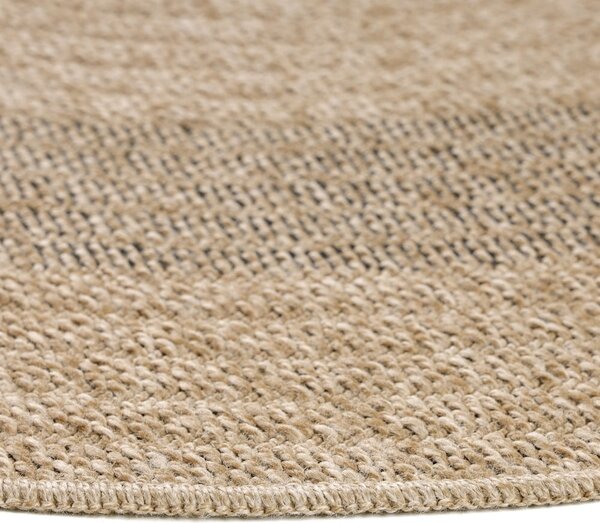 Črno-bež okrogla zunanja preproga ø 80 cm Comilla – Ayyildiz Carpets