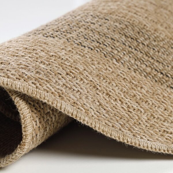 Črno-bež okrogla zunanja preproga ø 80 cm Comilla – Ayyildiz Carpets