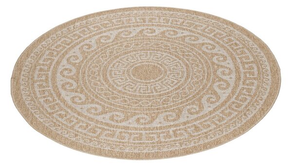 Bež okrogla zunanja preproga ø 80 cm Comilla – Ayyildiz Carpets