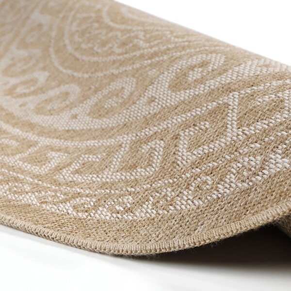 Bež okrogla zunanja preproga ø 80 cm Comilla – Ayyildiz Carpets