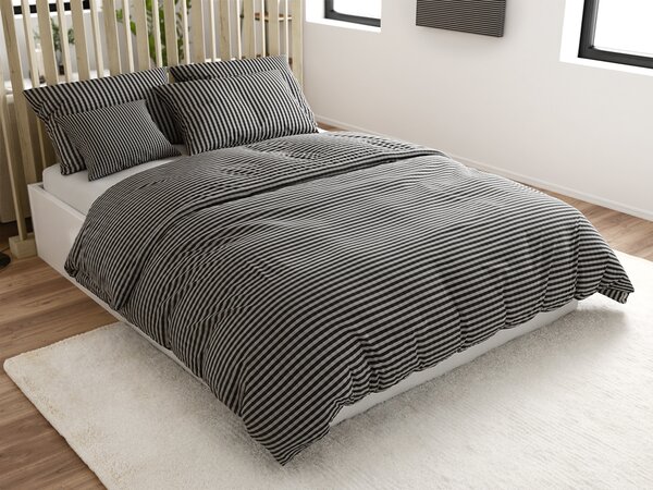 Krep posteljnina ARLENA BLEND črna Dimenzije posteljnine: 70 x 90 cm | 140 x 200 cm