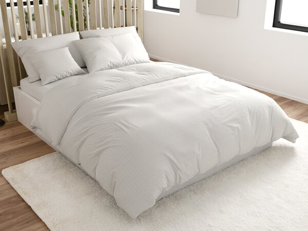 Krep posteljnina DENYX BLEND svetlo kremna, hotelski žep Dimenzije posteljnine: 70 x 90 cm | 140 x 200 cm
