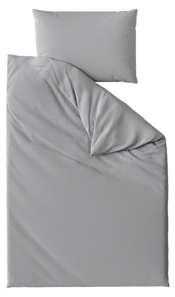 Krep posteljnina DENYX sivo hotelski žep Dimenzije posteljnine: 70 x 90 cm | 140 x 200 cm