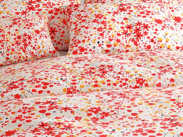 Posteljnina iz mikrovlaken REDORA kremna Dimenzije posteljnine: 70 x 90 cm | 140 x 200 cm