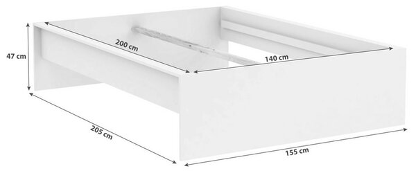 Based Posteljni Okvir Unit 140 -Based-