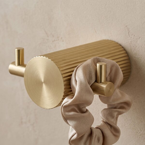 Kopalniški obešalnik 64104A SOLO Brush Gold