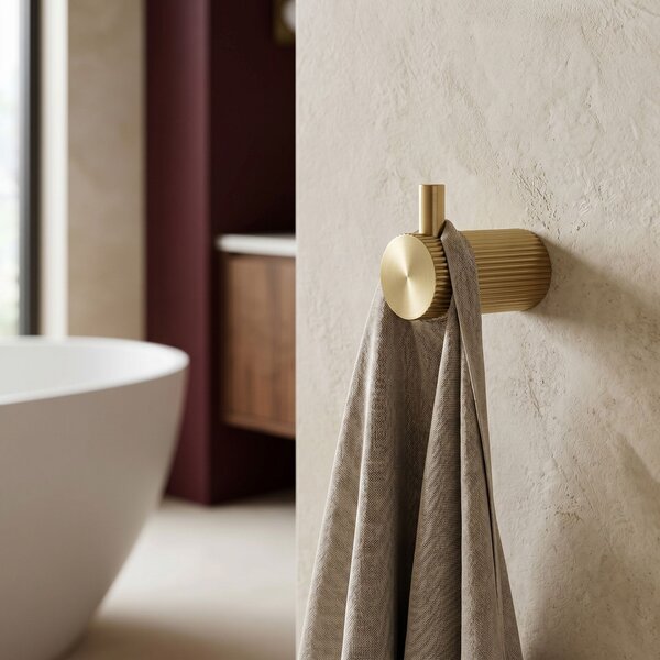 Kopalniški obešalnik 64104 SOLO Brush Gold
