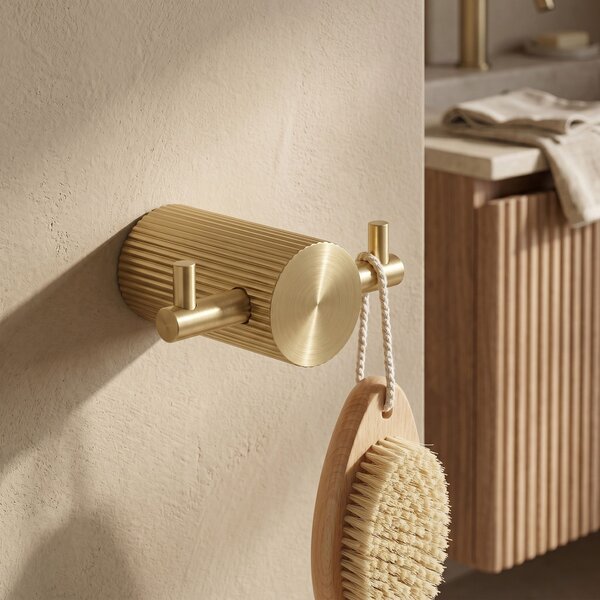 Kopalniški obešalnik 64104A SOLO Brush Gold