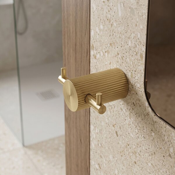 Kopalniški obešalnik 64104A SOLO Brush Gold