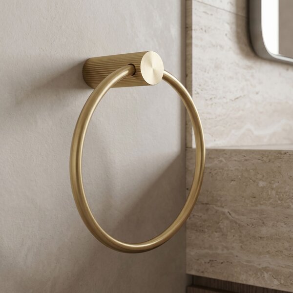 Kopalniški obešalnik Ring 64106 SOLO Brush Gold