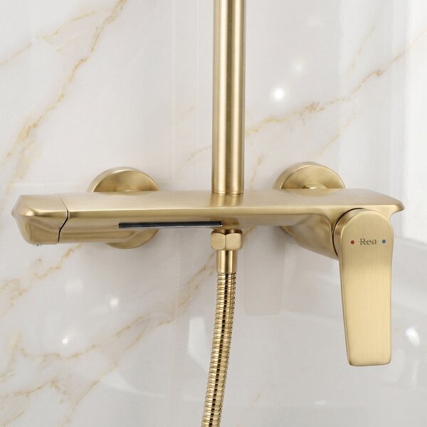 Komplet za prhanje Rea Vision Brush Gold