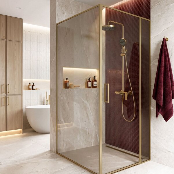 Komplet za prhanje Rea Vision Brush Gold