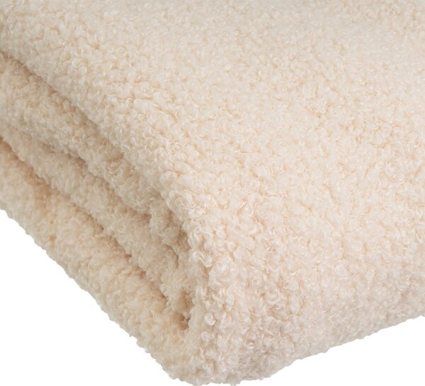 Bež bouclé odeja 160x130 cm Sherpa – Casa Selección