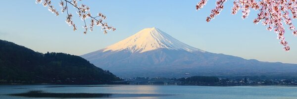 Slika razgled na goro Fuji