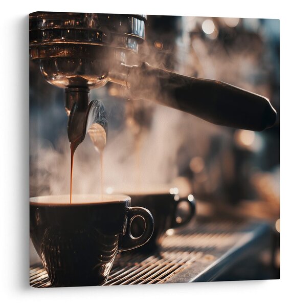 Slika espresso v kavarni