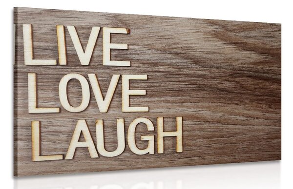 Slika LIVE, LOVE, LAUGH