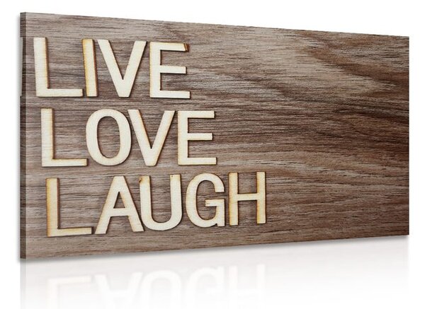 Slika LIVE, LOVE, LAUGH