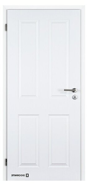 Doornite Sobna vrata Odysseus (748 x 2.000 mm, Smer odpiranja: Desno, Bela, Satje, Lakirana površina)