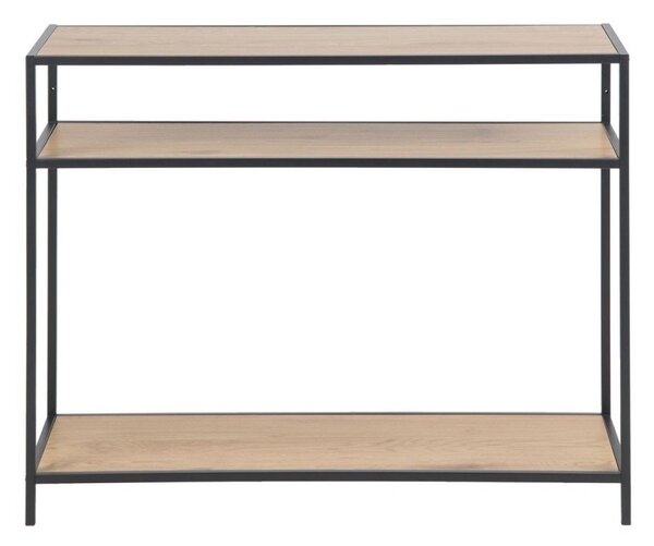 Črna konzolna mizica 100x35 cm Seaford - Actona