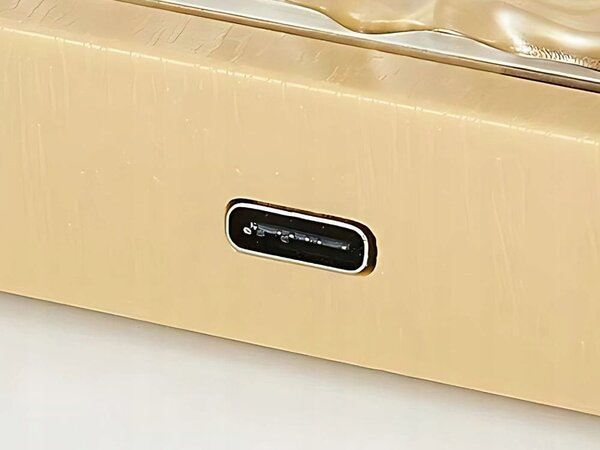 Akrilna aku. LED RGB kristalna svetilka kocka USB + daljinec