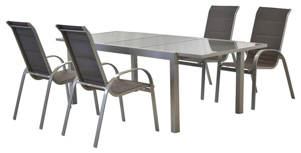 Gardenson Vrtni Set Amalfi, 5-Delni, Aluminij