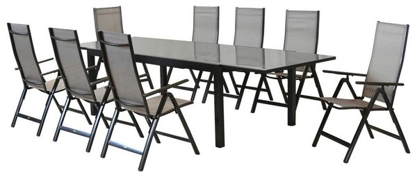 Gardenson Vrtni Set Carrara, 9-Delni, Aluminij