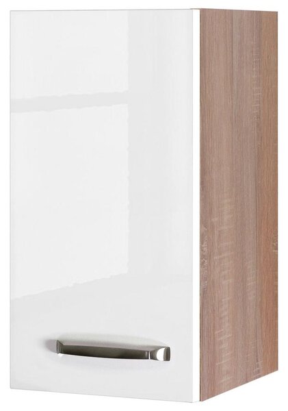 FlexWell Kuhinjska Zgornja Omarica Venezia Valero, Bela, Š. 30 Cm