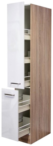 FlexWell Izvlečna Omara Venezia Valero, Bela, Š. 30 Cm