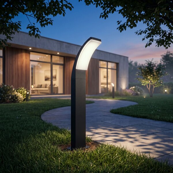 LED stoječa vrtna svetilka JNH033-G Black