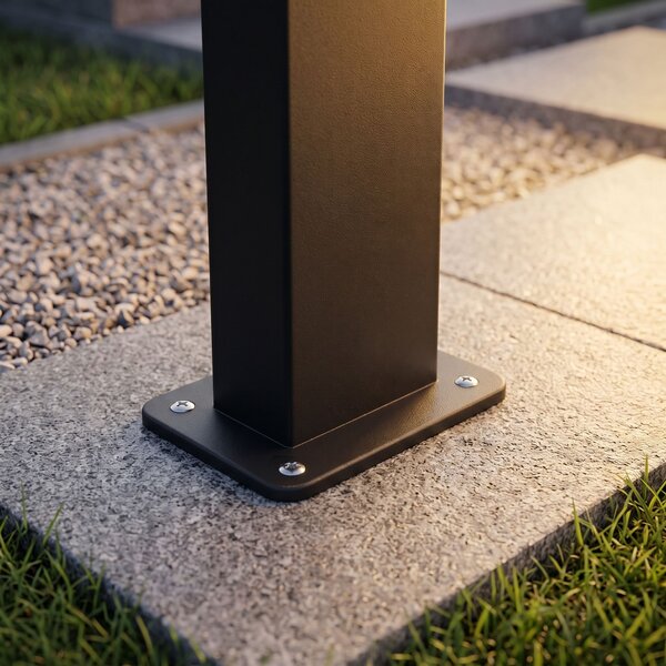 LED stoječa vrtna svetilka JNH033-G Black