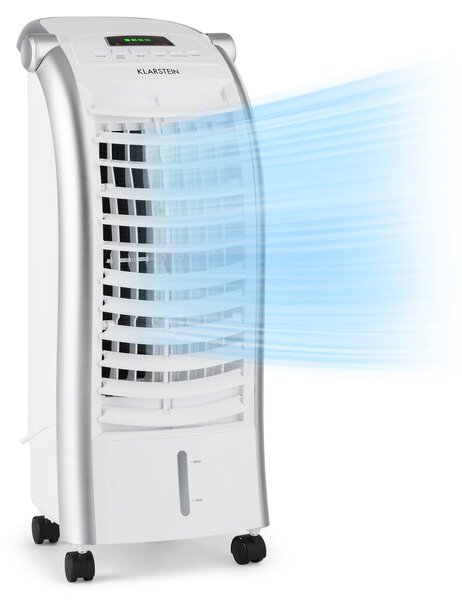 Klarstein Maxfresh, Hladilec zraka, ventilator, 4 v 1, 6 l, 65 W, daljinski upravljalnik, 2 x hladilni komplet