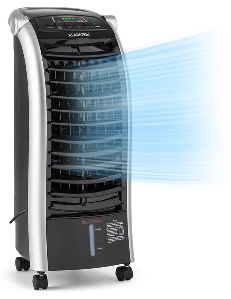 Klarstein Maxfresh, Hladilec zraka, ventilator, 4 v 1, 6 l, 65 W, daljinski upravljalnik, 2 x hladilni komplet