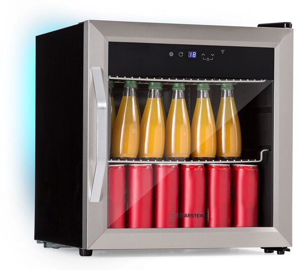 Klarstein Coachella 50 Smart, hladilnik, 50 l, WiFi funkcija, osvetlitev ozadja, nerjaveče jeklo