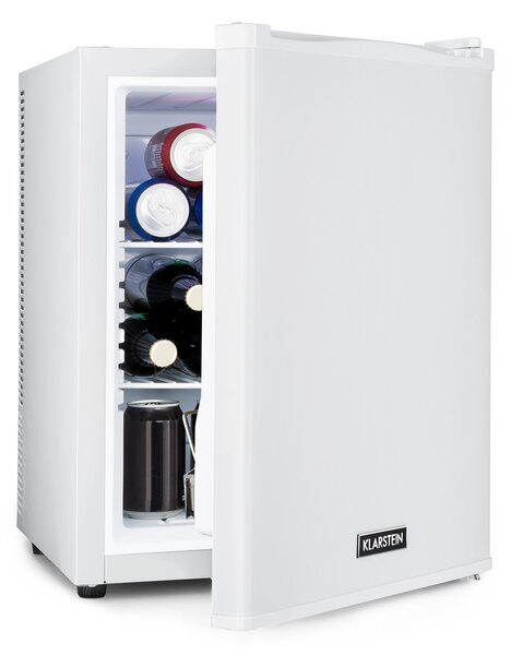 Klarstein Happy Hour 40, mini bar, 40 L, 5-15°C, tiho delovanje, 23dB, LED-osvetlitev, bela
