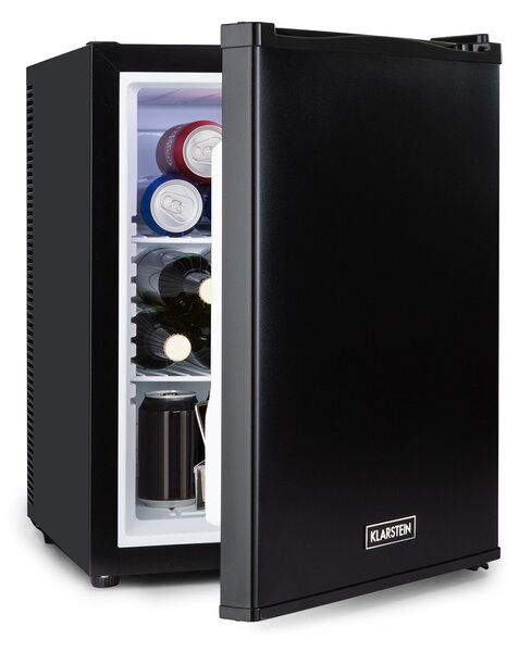 Klarstein Happy Hour 40, mini bar, 40 L, 5-15°C, tiho delovanje, 23dB, LED-osvetlitev, črna