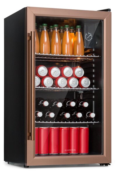 Klarstein Beersafe XXL, hladilnik, 80 litrov, 3 police, panoramska steklena vrata