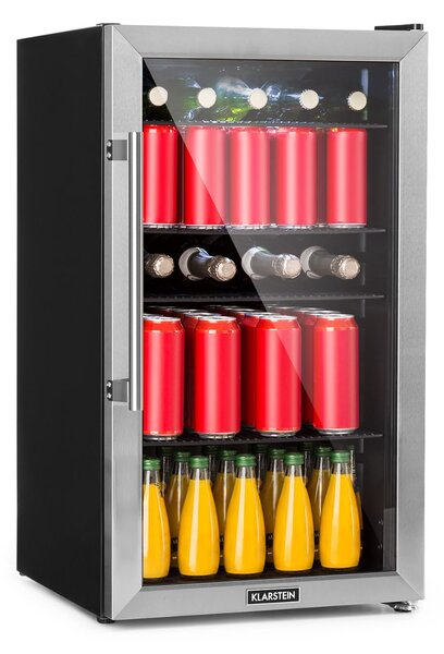 Klarstein Beersafe 3XL, hladilnik, 98 l, 4 izvlečne police, 7 ravni, črna barva