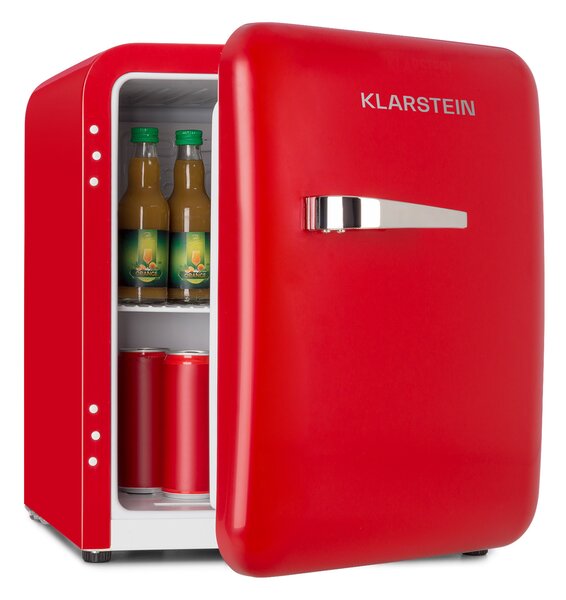 Klarstein Audrey Mini, retro hladilnik, 48 l, 2 nivoja, energijski razred F
