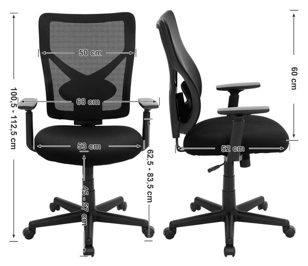 Ergonomski pisarniški stol | SONGMICS
