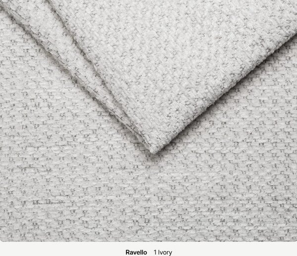 BOXSPRING POSTELJA 140 cm x 200 cm , tekstil krem barve, bela