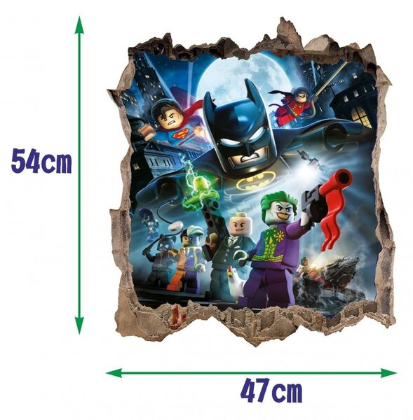 Stenska nalepka Lego Batman HIT 47x54cm