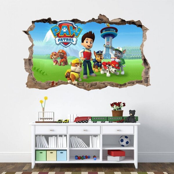 Stenska nalepka Paw Patrol 47x77cm