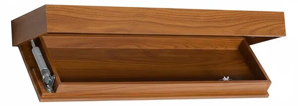 Floatshelf™ Stenska Polica S Skritim Predalom (53 X 17,5 X 5 Cm), Rjava