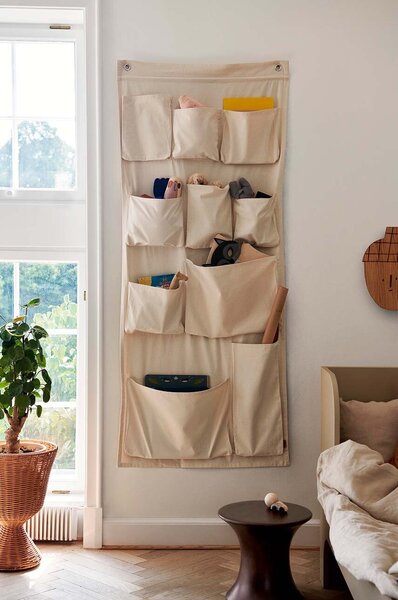 Ferm Living Stenski organizator ferm LIVING Canvas XL Wall Pockets