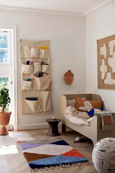 Ferm Living Stenski organizator ferm LIVING Canvas XL Wall Pockets