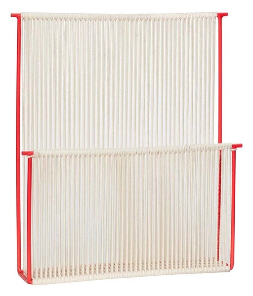 Hübsch Viseča polica Hübsch String Wall Magazine Holder