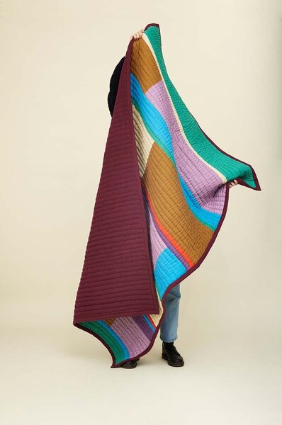 Hübsch Potovalna odeja Hübsch Pavilion Plaid 140 x 200cm