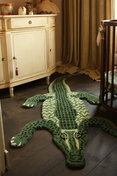 Doing Goods Volnena preproga Doing Goods Coolio Crocodile 202 x 89 cm