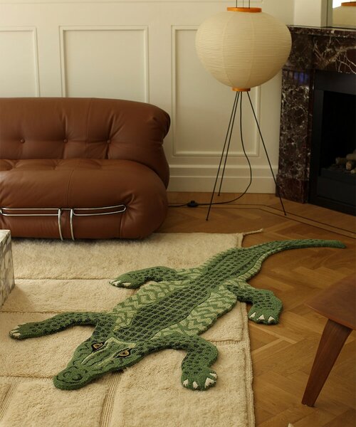 Doing Goods Volnena preproga Doing Goods Coolio Crocodile 202 x 89 cm